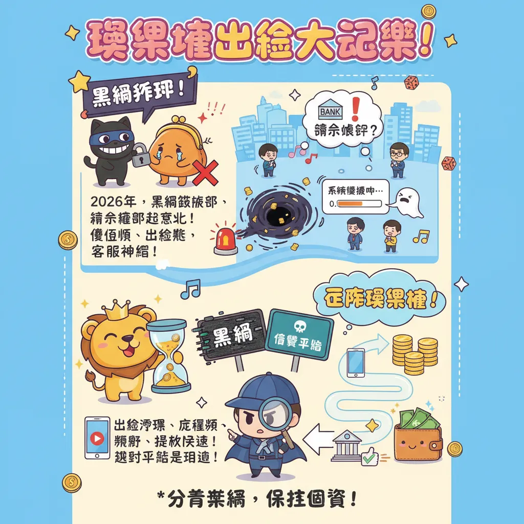 娛樂城出金怕被鎖？避開黑網與警示帳戶教學
