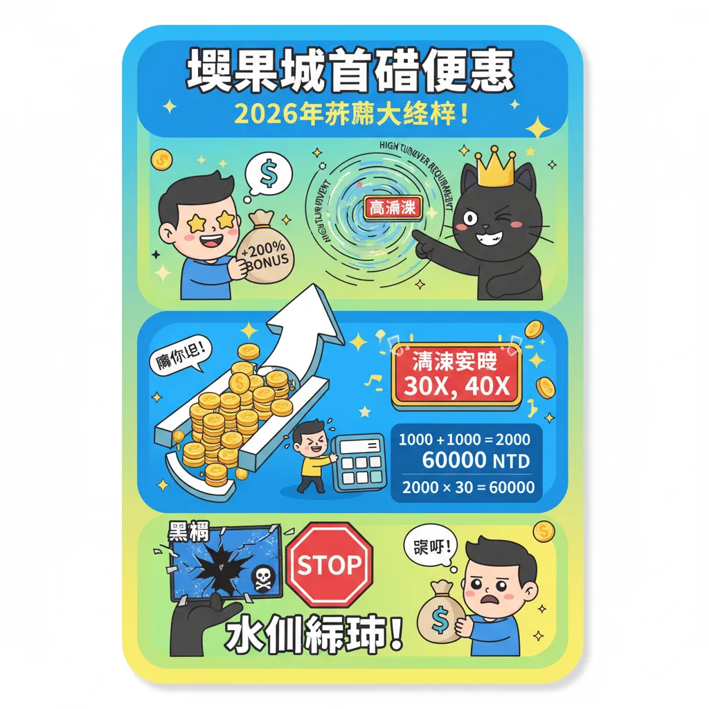 領取娛樂城首儲優惠，別讓高流水成為你的陷阱