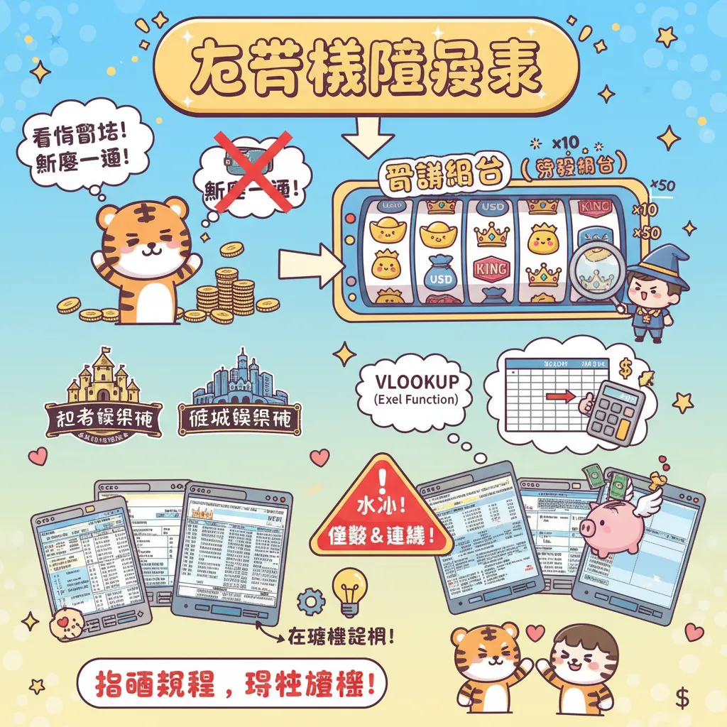 看懂老虎機賠率表，找出高倍數得分組合