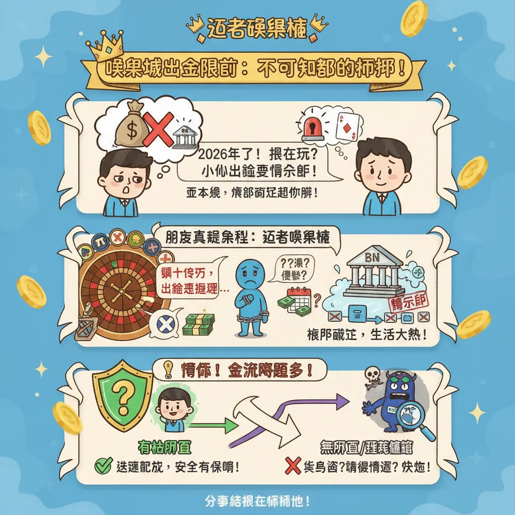 避開娛樂城出金限制，別讓帳戶變警示戶