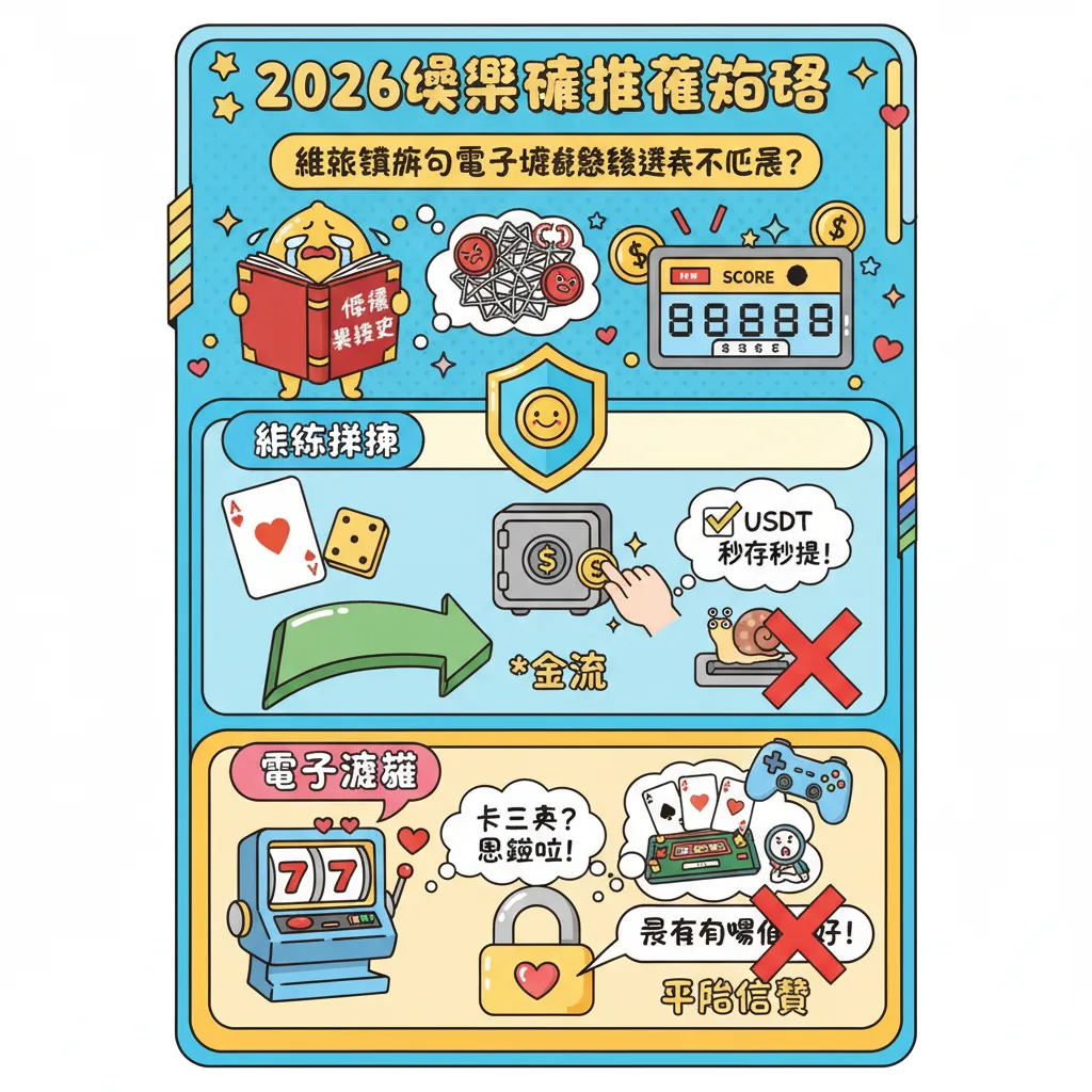 2026娛樂城推薦攻略：線上棋牌與電子遊戲怎麼選纔不踩雷？