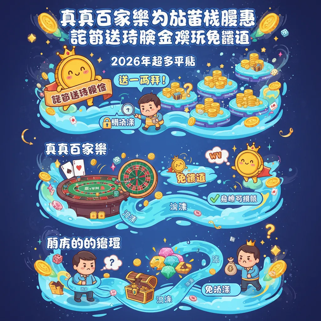 真人百家樂與老虎機優惠，註冊送體驗金爽玩免儲值